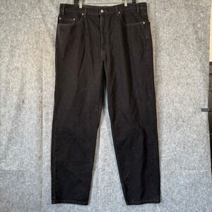 Vtg Levis 550 Relaxed Fit Black Jeans Mens Size 40x32 Denim Pants 2000 Retro Y2k